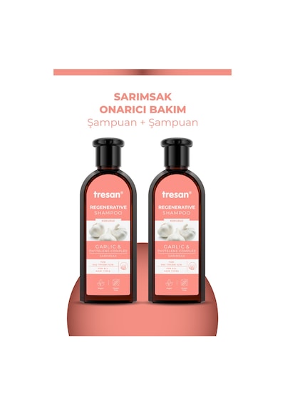 Sarımsak Onarıcı Bakım Şampuanı 300 Ml X 2 Adet