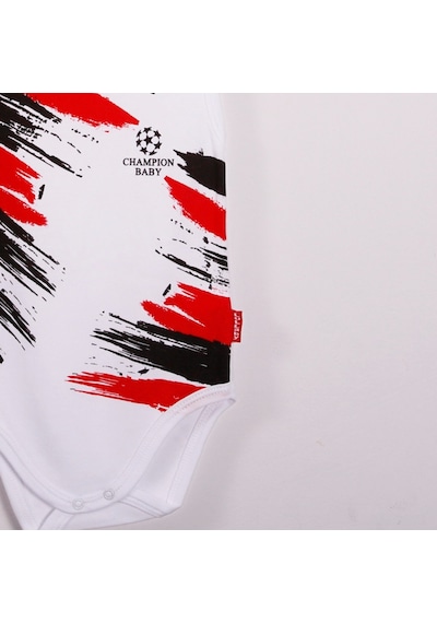 Candar Yeni Doğan 3-12 Ay Bjk Şampiyon Askılı Unisex Body Beyaz Beyaz