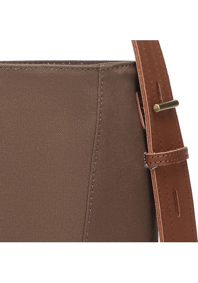 Kanvas Kumaş Kadın Omuz Çantası Smart Bags 1331 Kahve 15649604