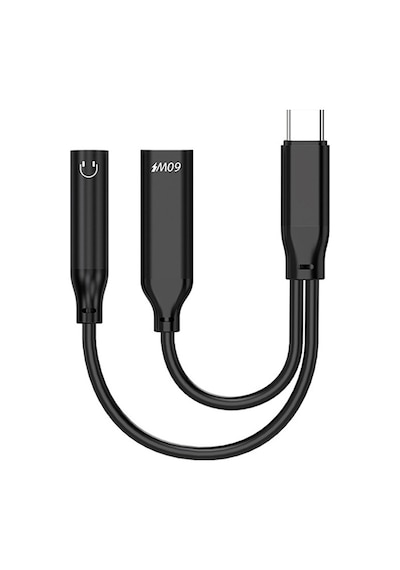 Ally Apple Uyumlu iPhone 15 Type-c Şarj + 3.5mm Kulaklık 2in1 Çevirici A