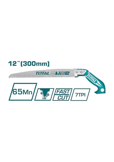 Total THT51130026 Budama Testeresi 300 mm Bağ Dal El Testeresi Plastik Saplı