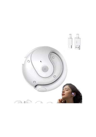 Bluetooth 5.4 Kulak Kancalı Kablosuz Kulaklık Çift Mikrofonlu, Dokunmatik Kontrollü, Hızlı Şarj Öz 00