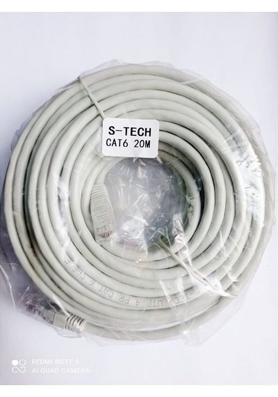S-Tech Cat 6 Pach Kablo 20 Metre