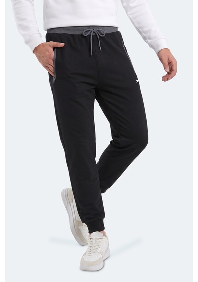 Slazenger Makar Erkek Siyah Eşofman Altı