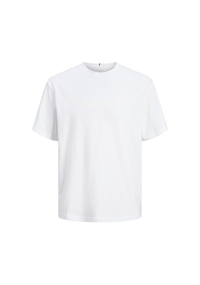 Jack & Jones Frederiksberg Erkek Beyaz Tişört 12262494-bw Beyaz