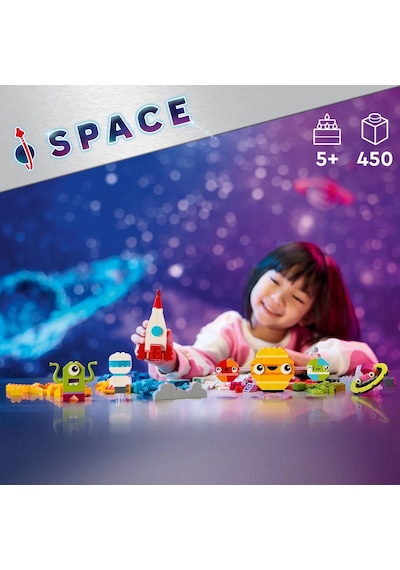 LEGO® Classic Yaratıcı Uzay Gezegenleri 11037 5+ Yaratıcı Oyuncak Yapım Seti - 450 Parça
