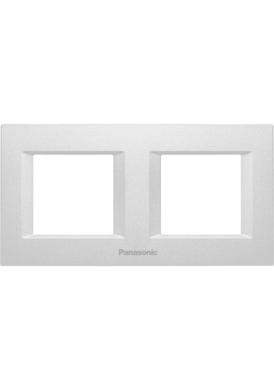 Viko Panasonic Thea 2x2m Optima Serisi Metalik Beyaz Renk Çerçeve - Wvtf08481mw-tr