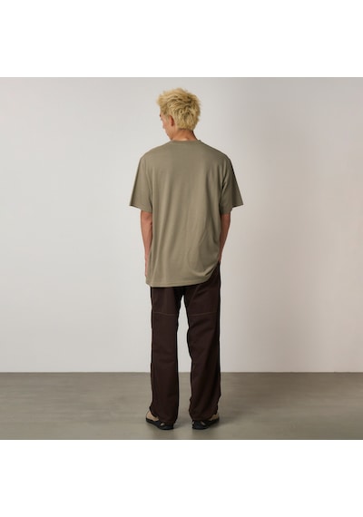 Gramicci One Point Logo Erkek Haki T-shirt G4su-t096 Haki