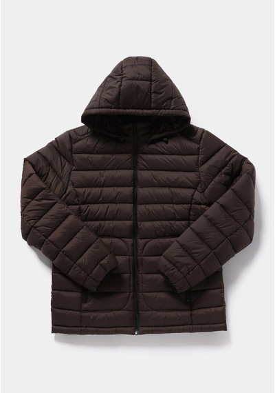 Colin's Colins Slim Fit Kapüşonlu Fermuarlı Astarlı Erkek Kahverengi Mont Cl1082935 Q1.v1 Brw