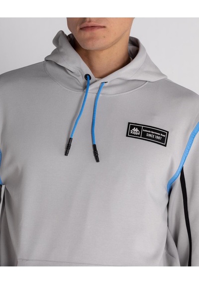 Kappa Authentic Tech Zedek Erkek Lacivert Comfort Hoodie Siyah