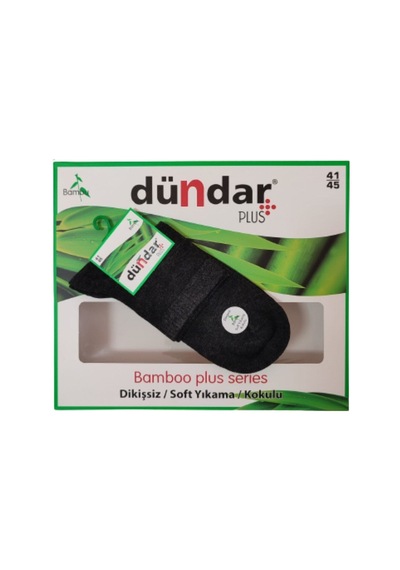 Dündar Çorap Erkek Konç Patik Bambu Dikişsiz Kokulu 12 Li 6 Adet Laciver 3 Adet Füme 3 Adet Gri Lacivert Füme Gri