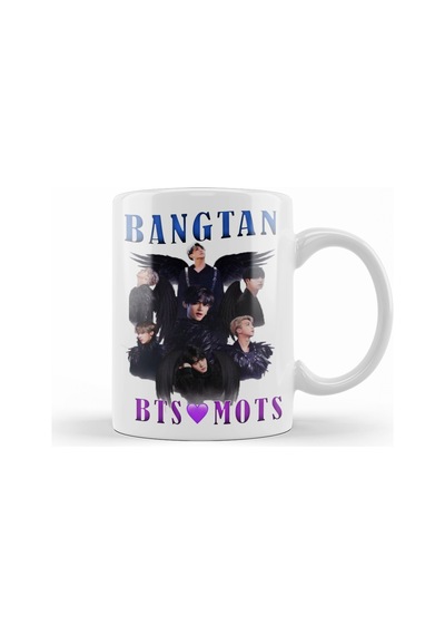 Bts Mots Bangtan Kupa Bardak Porselen Karışık