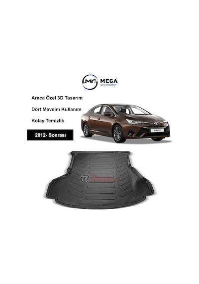 Toyota Uyumlu Avensis Bagaj Havuzu 2012- Sornası Rizline
