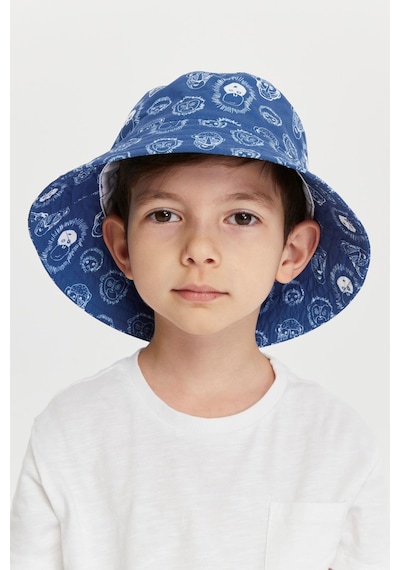 Benitto Kids Erkek Çocuk Desenli Bucket Şapka 7007-lacivert