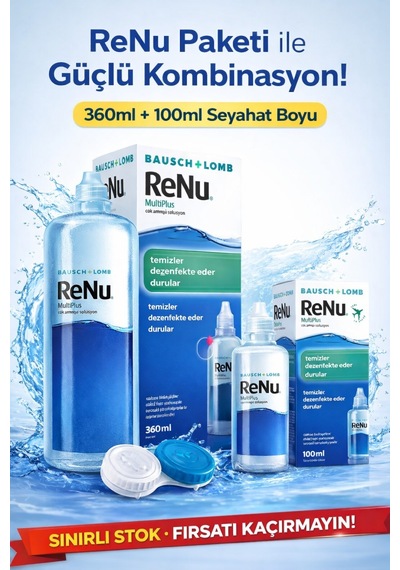 Renu Lens Solüsyonu 360ml +100ml Renu 360+100ml
