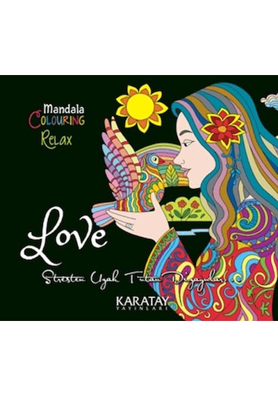 Coloring Relax Mandala - Love
