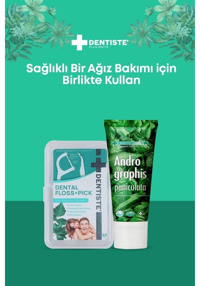 Dentiste Kürdanlı Diş Ipi 40'lı Paket
