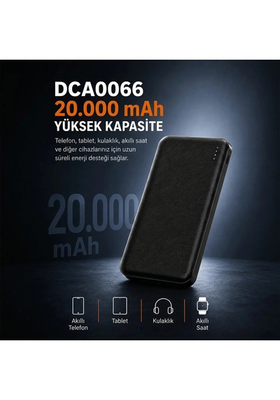 Dexim Tb20 20000 Mah Hızlı Şarj Powerbank Çok Renkli