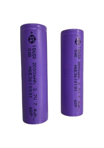 18650 3.7 Volt 2000 Mah 10c Lion Pil 1 Adet