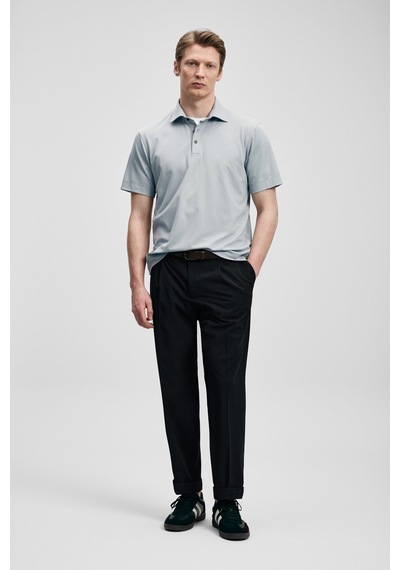 Lufian Erkek Hudson Smart Polo T-shirt 111040234 Taş