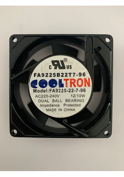 Cooltron 220v 92x92x25mm 55ma 18w 2650rpm