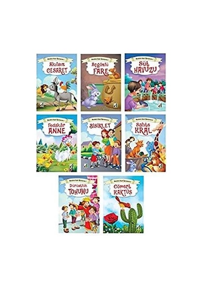Masallarla Hayatı Öğreniyorum 1.Sınıf 8 Kitap - Damla Yayınevi