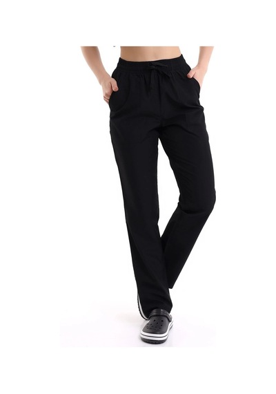 Alpaka Unisex Pantolon Bel Lastikli - Siyah