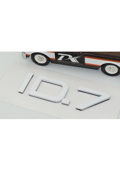 Dk Tuning Vw Volkswagen İd 7 Bagaj Beyaz Yazı Logo Arma Volkswagen