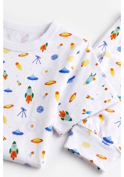 Öts Erkek Çocuk Pamuklu Pijama Takımı Kısa Kol Uzun Alt Desenli Premium Ev Stili 374005 Renkli-5 Öts Erkek Çocuk Pamuklu Pijama Takımı Kısa Kol Uzun Alt Desenli Premium Ev Stili 374005 Renkli-5