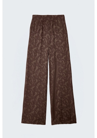Lily Pantolon - Kahve-137523 Kahverengi
