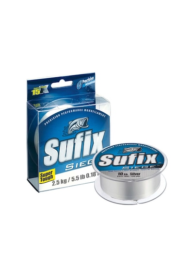 Sufix Siege Misina Clear - 0.40mm - 300mt - 12kg