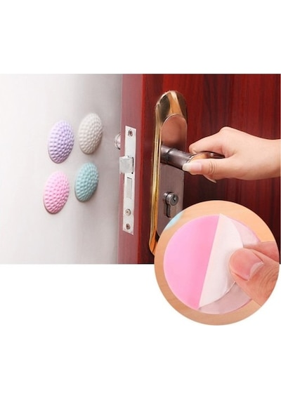 Zensaas41 Çok Amaçlı Silikon Kapı Duvar Koruyucu Tampon - 4lü Paket Zensaa56