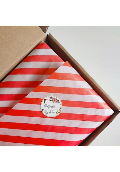Yılbaşı Temalı Mutlu Yıllar Sticker Seti, Yeni Yıl Hediye Paketle Çok Renkli