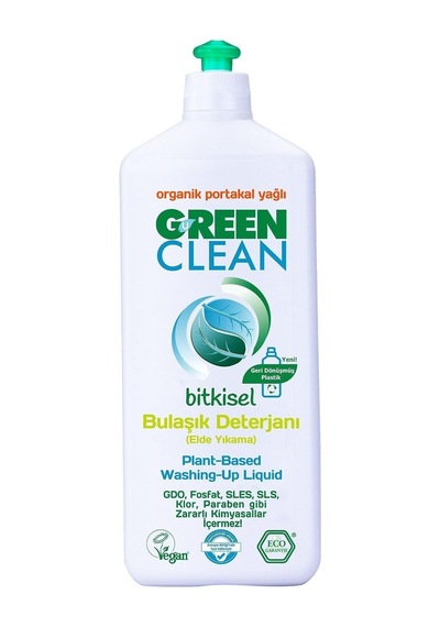 Bitkisel Bulaşık Deterjanı, 730 Ml, Organik Portakal Yağlı