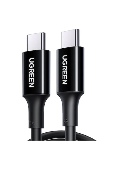 Ugreen Usb-c 100w 5a Qc Pd Hızlı Şarj Kablosu, 1 Metre, Siyah, 80371
