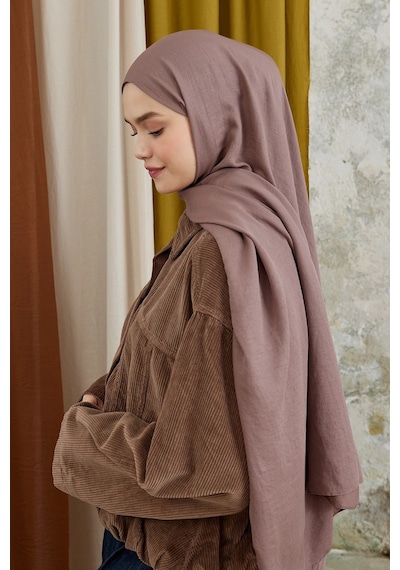 Deserto Fashion Modal Şal Düz Renk-3596 Çok Renkli