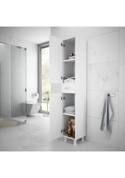Alesta Life 2 Kapaklı Çekmeceli Dolap Beyaz