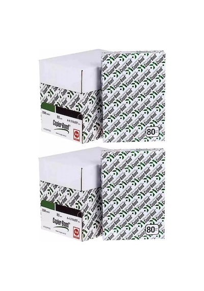 A4 Fotokopi Kağıdı Vege Copier Bond 80 G 500'lü 2 Koli 5000 Adet