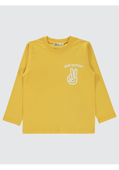 Civil Boys Erkek Çocuk 2'li Sweatshirt 5-13 Yaş Sarı