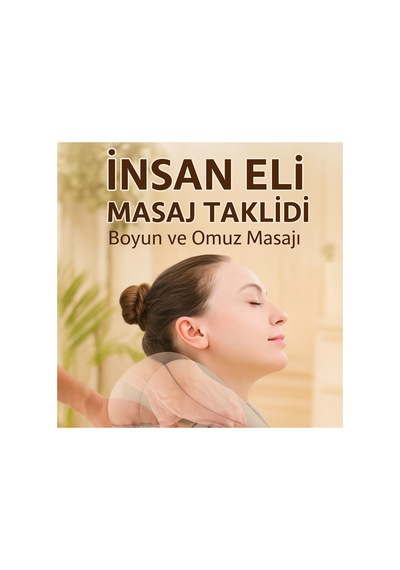 Elektrikli Boyun Ve Omuz Masaj Aleti Isıtmalı, 8d İnsan Eli Etkisi, Derin Kas Rahatlama - 743291109 Diğer