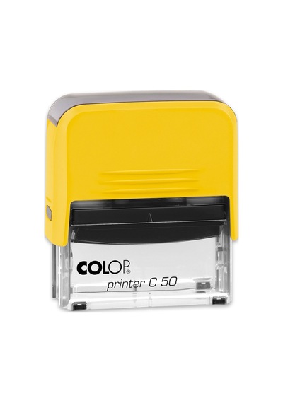 Colop Prınter C50 Sarı Kasa Siyah Keçe - 30 x 69 MM