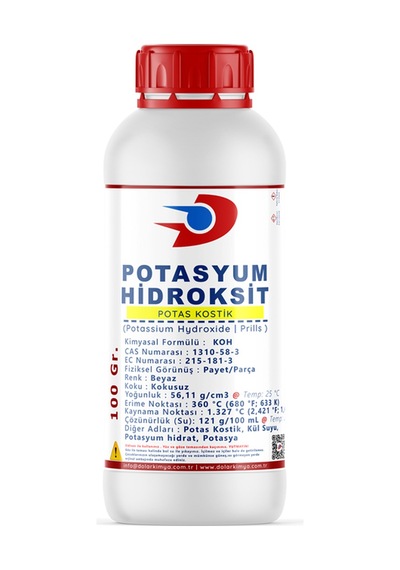 Potasyum Hidroksit (Potas Kostik) | 100 Gram
