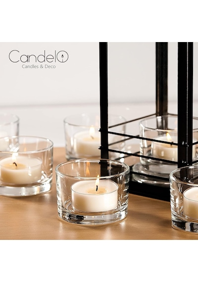 Tealight Mum - Beyaz Küçük Yuvarlak Yer Ve Masa Mumu 20 Adet