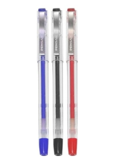 My King 0.5 Mm Jel Kalem Seti 3 Adet 165-Koyu Yeşil