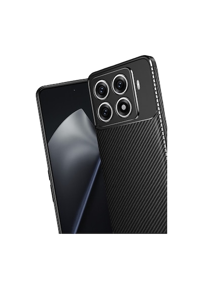 Xiaomi Mi 15t Pro Uyumlu Auto Focus Karbon Kapak - Siyah