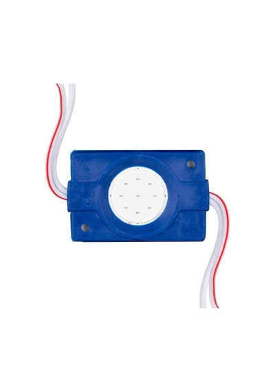 12 Volt 2.4 Watt Mavi Cob Led Modül - 40x22 Mm