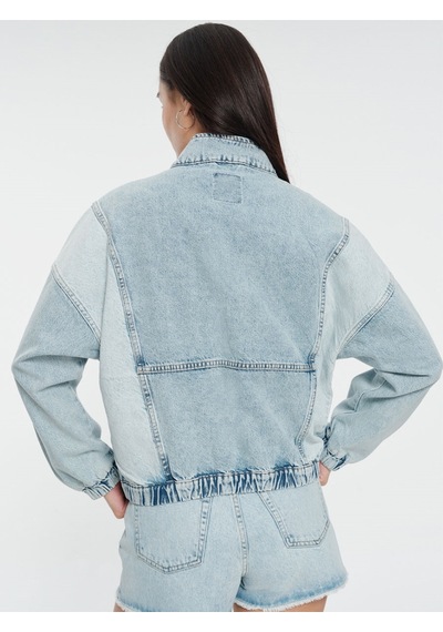 Regular Fit Kadın Ceket Denim