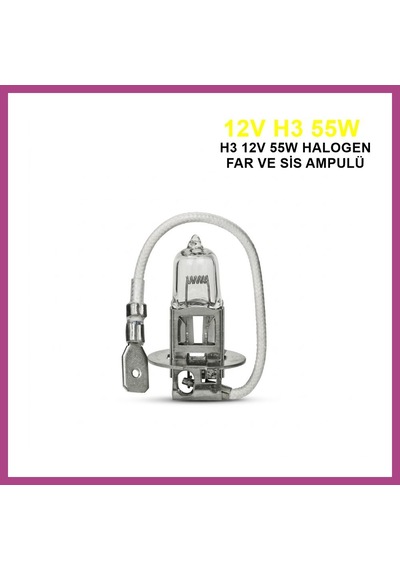 Gees Global Trifa H3 Halojen Far Ampülü 12v 55watt Sarı Gbzs