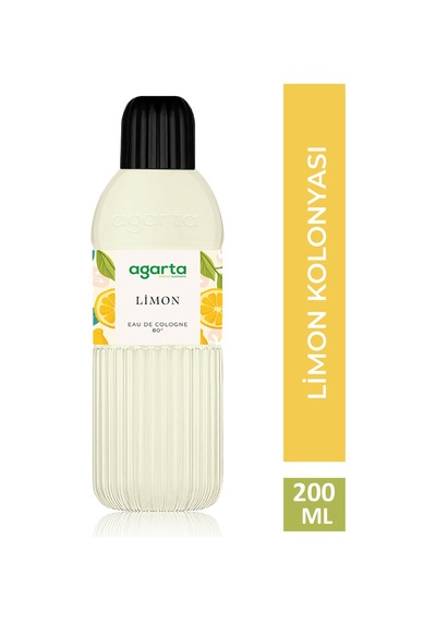 Agarta Pet Şişe 80 Derece Limon Kolonyası 200 ML