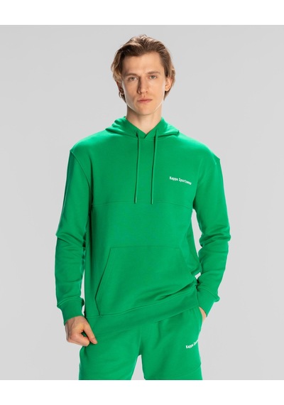 Kappa Authentic Theo Erkek Regular Fit Hoodie-5405 Yeşil
